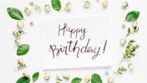 誕生日祝いのイメージ